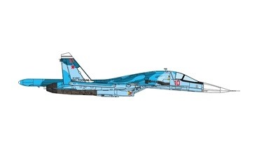Russian Air Force SU-34 Fullback Kubinka Air Base 2017 JC wings