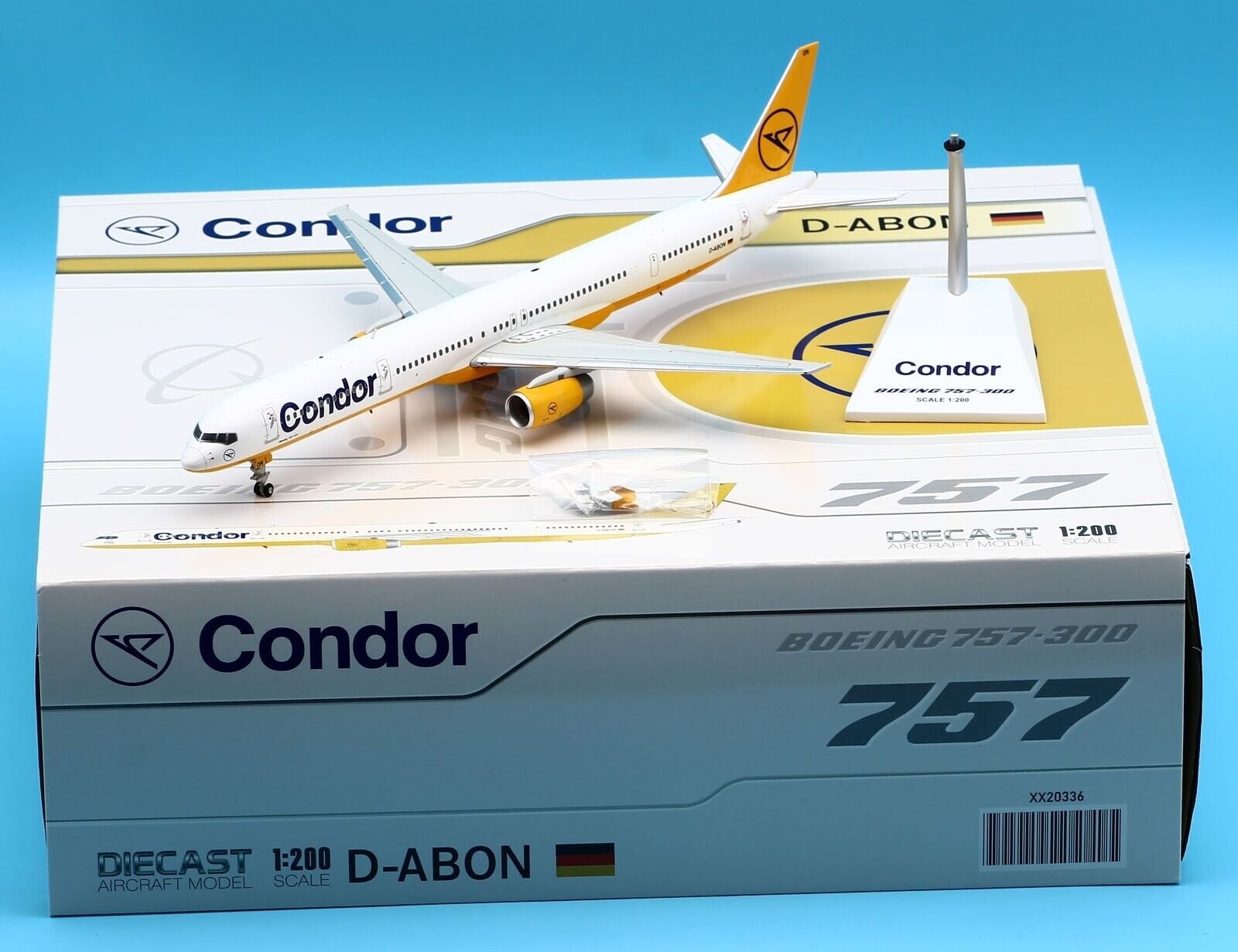 Condor Boeing 757-300 D-ABON Die-Cast JC Wings JC2CFG0336 Scale 1:200