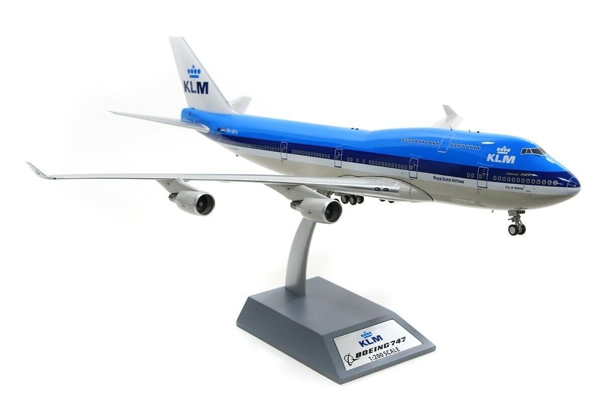 First KLM Boeing 747-400 PH-BFA City of Atlanta stand Inflight IF744KLM0520  scale 1:200
