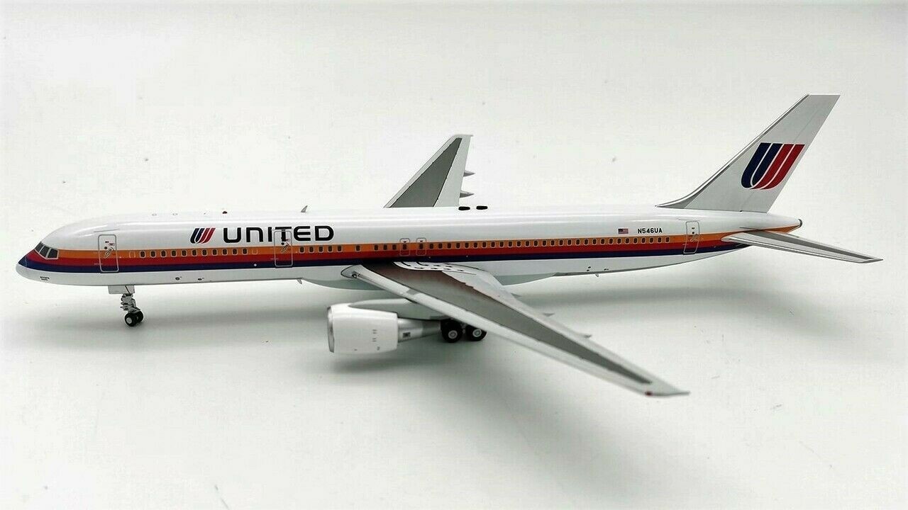 UNITED AIRLINES Boeing  757-200 SAUL BASS 1976-1993  DESK MODEL 