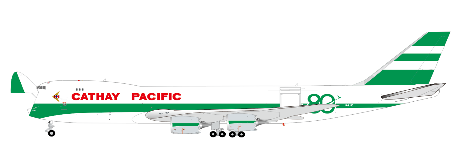 Misc Boeing 747-8F 80th Anniversary Reg: B-LJE Interactive Series ...