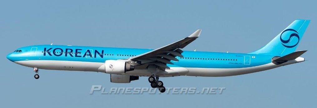 大韓航空 A330-300 HL8025 1/400 NGM62077 1:400 NG Model Korean Air Airbus A330-300 Reg #HL8025