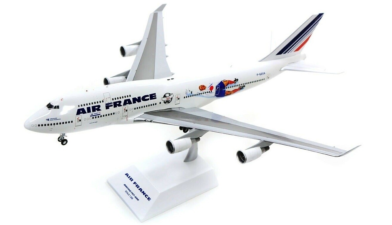 Sale! Air France Boeing 747-400 World Cup 98 F-GEXA JCWings JC2AFR193  XX2193 scale 1:200