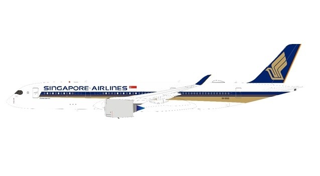 Singapore Airlines Airbus A350-941ULR 9V-SGG with stand WB-A350-9