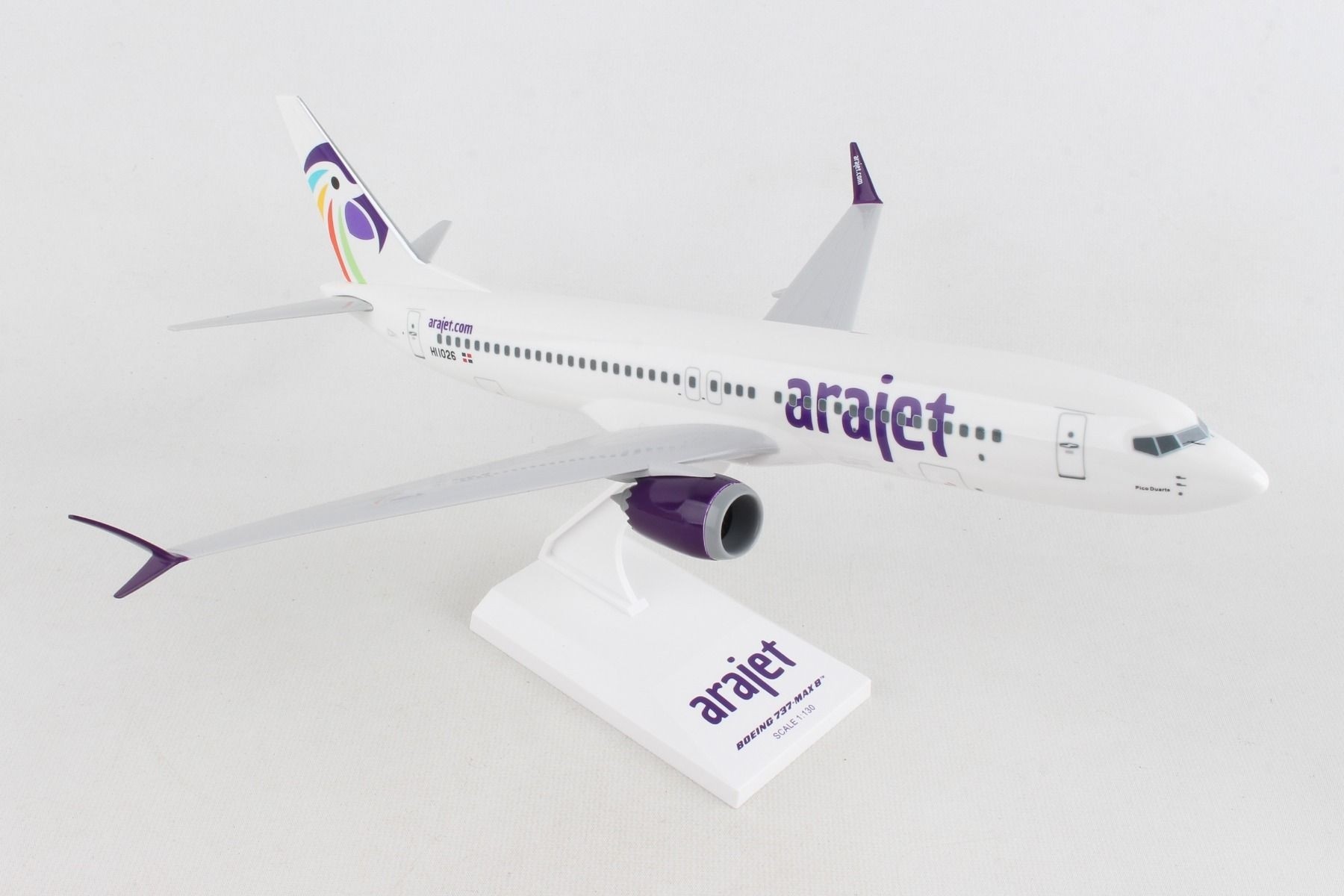 Herpa 537131 – Avion Arajet Boeing 737 Max 8 échelle 1:500 (neuf Sous Boîte)