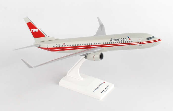 美容/健康 美容機器 American Boeing 737-800 Winglets Reg# N915NN TWA Retro SKR897 1:130