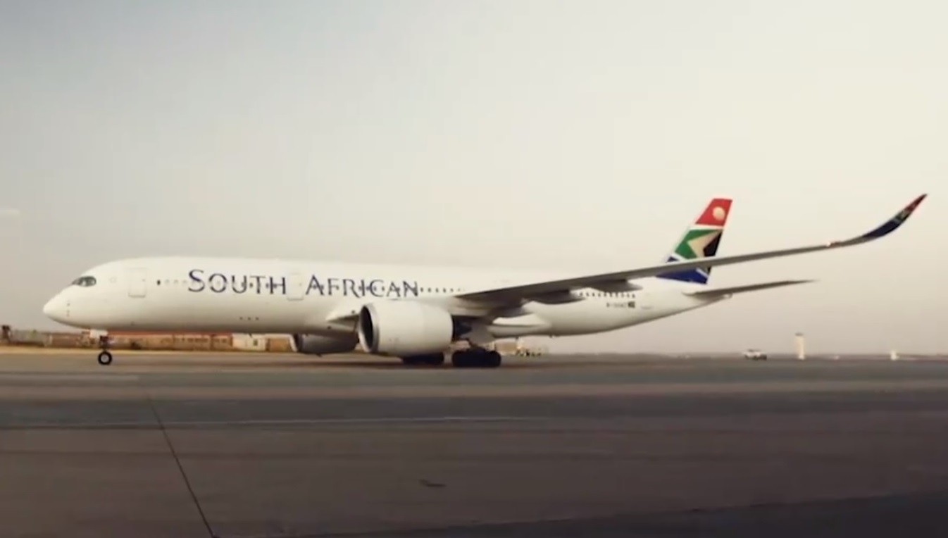 A350-900XWB Con Soporte-Jcwings JC2422 1/200 South African Airways Reg: ZS-SDC 