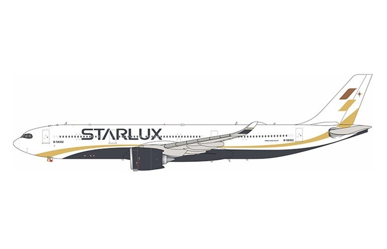 Starlux Airbus A330-941 B-58302 Rolling Detachable Magnetic Wheels