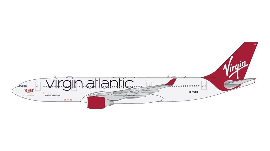 Virgin Atlantic Airbus A330-200 G-VMIK Gemini Jets GJVIR1763 Scale 1:400 