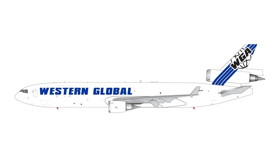 Gemini Jets Western Global McDonnell Douglas MD-11F 1//400