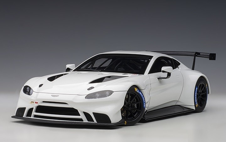 Autoart 1/18 Aston Martin Vantage GTE Le Mans 2018 #0 Blanche – AA81806 (Neuf)
