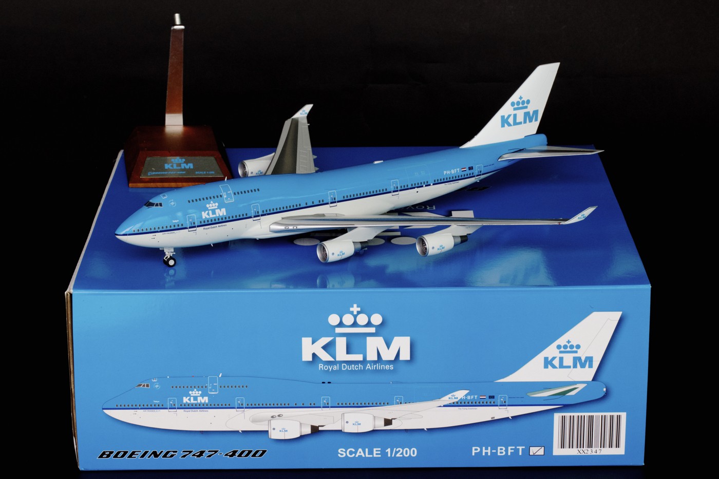 Herpa Wings 1:500 504157 KLM Boeing 747-400 PH-BFI #world-of-wings 