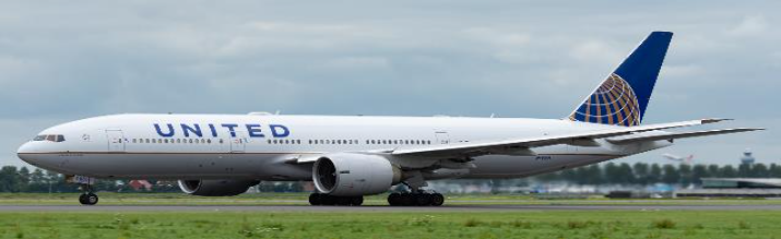 ユナイテッド航空 777-200ER N78001 1/400 United Airlines Boeing 777-200ER Gordon M. Bethune Reg: N78001