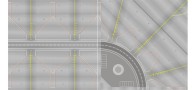 Apron-Tower plate tiles Herpa 558969 (can be added to 557283 tiles) Scale 1:200 