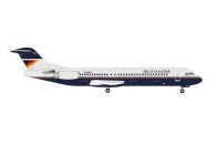 Deutsche BA Fokker F-100 D-ADFA German British Airways Herpa Wings Die-Cast 572279 Scale 1:200 
