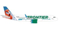 Frontier Airbus A320neo N308FR Flo the Flamingo Herpa Wings 534697 scale 1:500