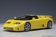 Yellow Bugatti EB110 SS Giallo AUTOart 70918 die-cast scale 1:18 