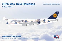Lufthansa Cargo Boeing B747-200 Service Revolution Reg: D-ABZF L2186 SQ Wings 1:200