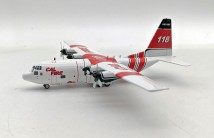 Cal Fire Lockheed HC-130H Hercules N118Z with stand Inflight200 IF130CALF118 scale 1:200