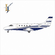 Citation 560XL N318MM Business jet With Display Stand Legacy Jets Scale 1:50  