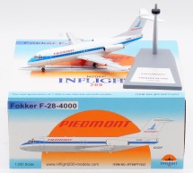 F-28-4000 Piedmont Airlines N206P with stand InFlight IFF28PT1023 Scale 1:200