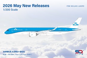 KLM Airbus A350-900 Reg: PH-ZNA L2413 SQ Wings 1:200
