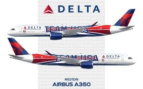 Delta Airlines Airbus A350-900 N521DN Die-Cast Phoenix Models 04590 Scale 1:400