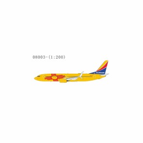 Southwest Airlines 737-800/w N8655D(New Mexico One cs; with scimitar winglets) and stand 08003 NGModels Scale 1:200