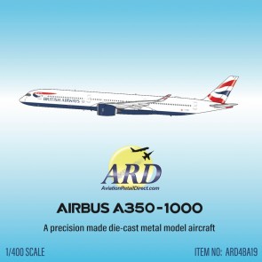 British Airways Airbus A350-1000 Reg: HA35K0010/ARD4BA19 Aero Polaris 1:400
