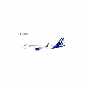 Aegean Airlines A320neo SX-DEK (N/C) 15039 NG Models Scale 1:400