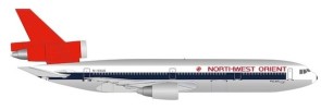 Northwest Orient Airlines DC-10 50th. anniversary  Herpa HE534369 scale 1:500