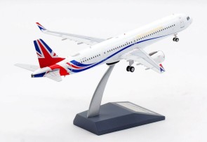 Titan Airways United Kingdom Airbus A321-251NX G-XATW with stand InFlight IF321N-UK scale 1:200