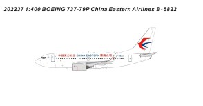 China Eastern Boeing 737-79P B-5822 Die-Cast Panda 202237 Scale 1:400