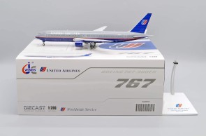 United Airlines Boeing 767-300ER "Battleship" Reg: N666UA With Stand JCWings XX20159 Scale 1:200