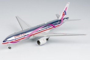 American Airlines Boeing 777-200ER N759AN (Pink Ribbon cs, polished cs) 72049  NG Models  Scale 1:400