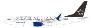 Star Alliance-United Airlines Boeing 737-824 (W) N76516 InFlight-JFox JF-737-8-044 Scale 1:200
