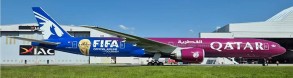 Qatar Airways Boeing 777-3DZER Reg: A7-BEH WB4083 Aviation Models 1:400