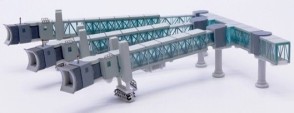 Air Passenger Bridge for A380 (Green) - 1 per set LH4393 Scale 1:400 JCWings 