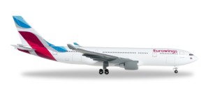 Eurowings Airbus A330-200 Reg# D-AXGB Herpa 528153-001 Scale 1:500