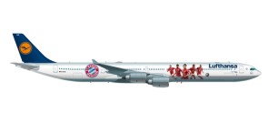  Lufthansa Airbus A340-600 FC Bayern Audi Summer Tour USA 2016 529747 Scale 1:500