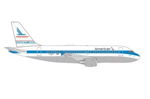 American Piedmont Heritage Airbus A319 N744P 'Piedmont Pacemaler' Herpa Wings 536615 Scale 1:500