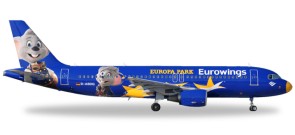 Eurowings Airbus A320 Europa Park registration D-ABDQ Herpa Wings 558808 Scale 1:200