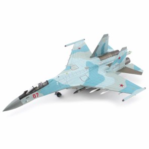 Su-35S Flanker E Red 07/RF-95909, Russian Air Force, Syria 2023 (with “Khibiny” ECM pods) Hobby Master HA5715 Scale 1:72