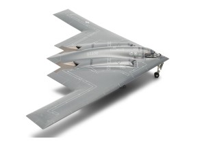 US Air Force Northrop Grumman B-2A Spirit – 393rd Bomb Squadron, Whiteman "Spirit of California" Herpa 573092 scale 1:200