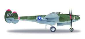 US Army Air Forces P-38 Lightning Cap. V.E. Jett Herpa 580243 Scale 1:72