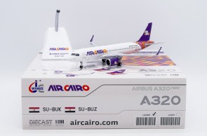 Air Cairo Airbus A320neo SU-BUK with stand JCWing LH2MSC308 scale 1:200