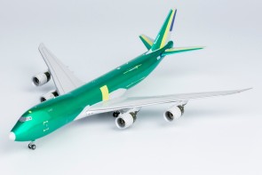 New Mould! Last Ever Boeing 747-8 N863GT Bare Metal Die-Cast Model 78001 NG Models Scale 1:400
