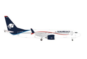 AeroMexico Boeing 737Max8 XA-MAK die-cast Herpa Wings 535595 scale 1:500