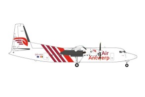 Air Antwerp Fokker 50 F-50 OO-VLS Herpa 571920 Die-Cast Scale 1:200 