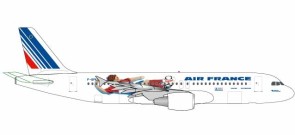 Air France 1998 World Cup Airbus A320 Reg F-GFKU Herpa 531405 scale 1:500